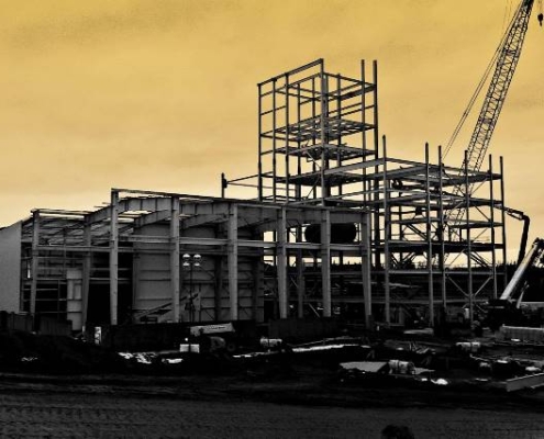 construction_st_james2 FORT ST. JAMES GREEN ENERGY PROJECT prefab steel buildings bc steel buildings bc prefabricated metal buildings canada