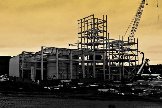 construction_st_james2 FORT ST. JAMES GREEN ENERGY PROJECT prefab steel buildings bc steel buildings bc prefabricated metal buildings canada