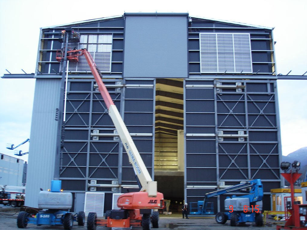 Seaspan Van4 prefab steel buildings bc steel buildings bc prefabricated metal buildings canada