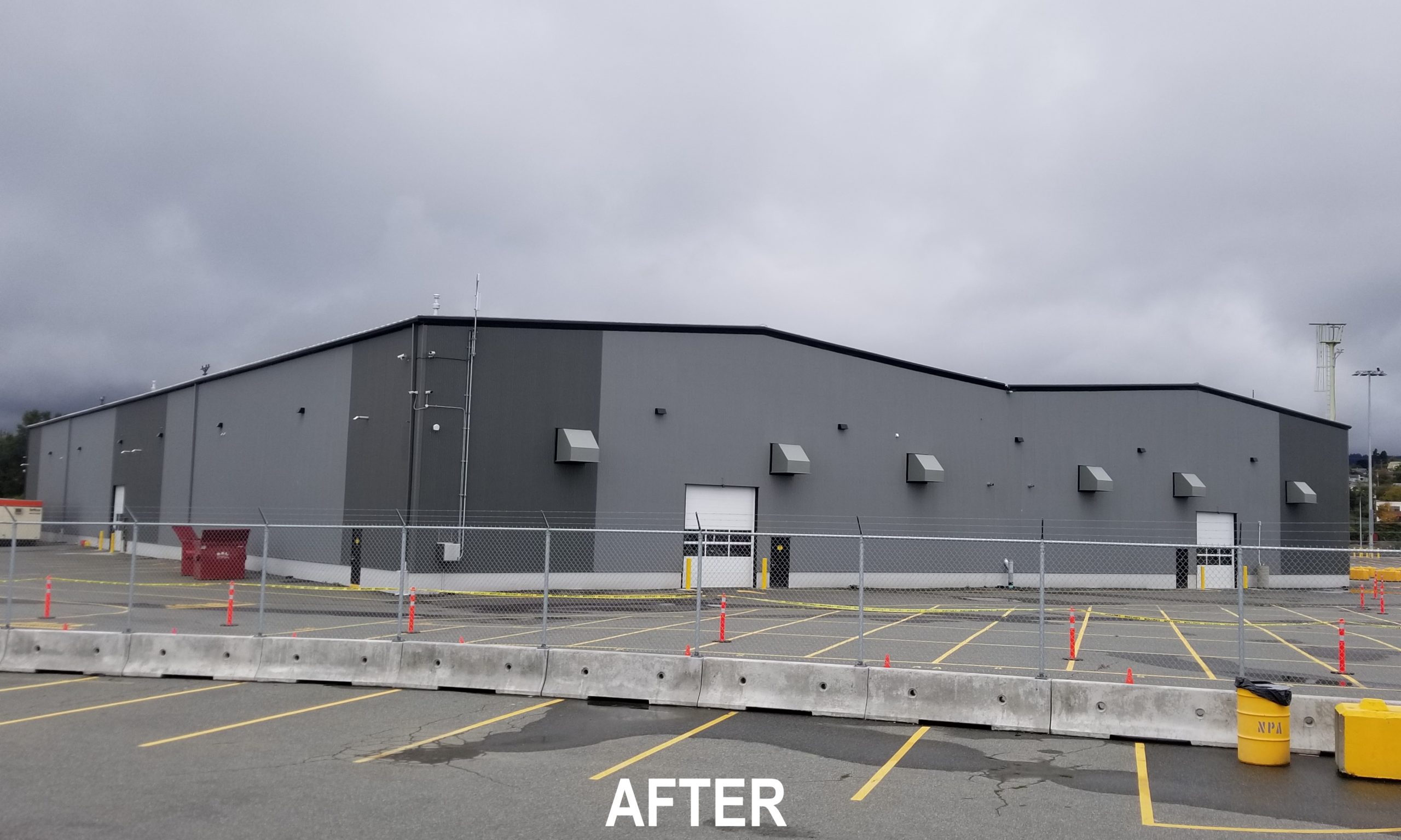 Port_of_Nanaimo_Vehicle_Processing_Facility_After001 prefab steel buildings bc steel buildings bc prefabricated metal buildings canada