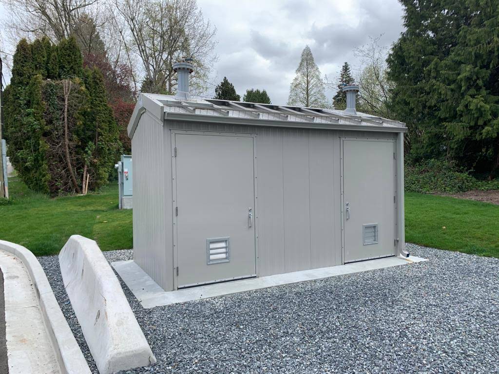 FortisBC_LMIPSU_Valve_Kiosk_3_Before steel buildings bc prefabricated metal buildings canada